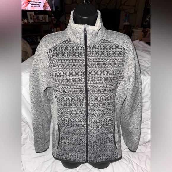 Eddie Bauer Radiator Fleece Full-Zip Mock Jacket - Picture 1 of 9